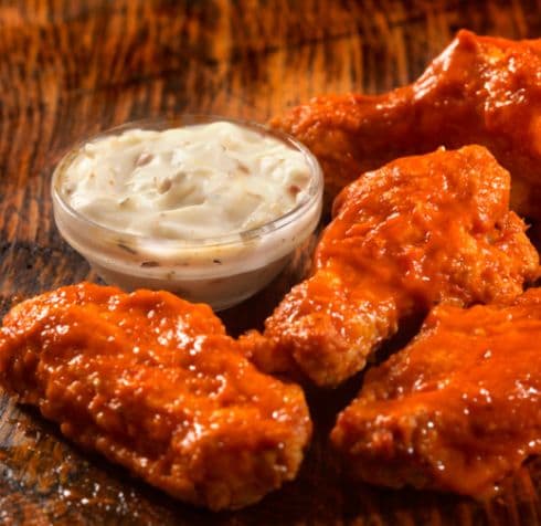 Best Chicken wings served with dipping sauce in Saint Paul
