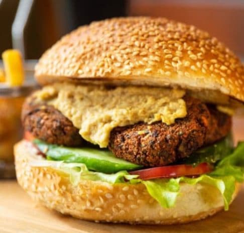 Best Falafel burger in Saint Paul