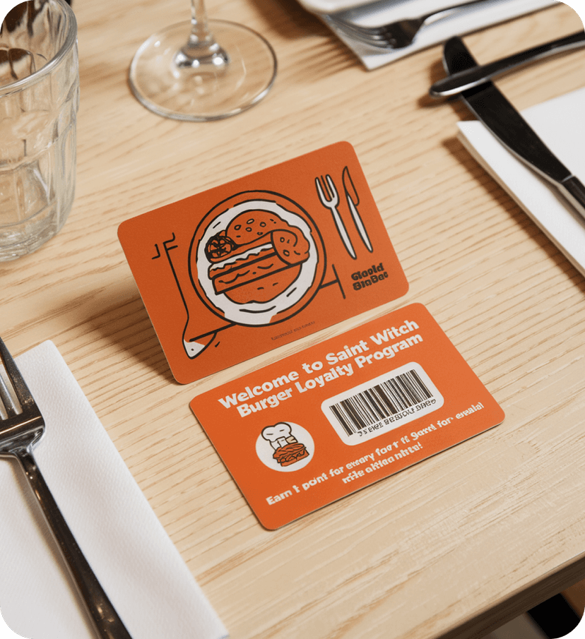 /Loyalty Card of restaurant